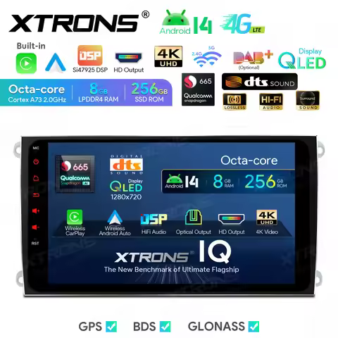 XTRONS 9" IPS 14 Car Multimedia Player For Porsceh Cayenne 2003-2010 Built-In Carplay EA4G Android A