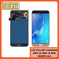 LCD TOUCHSCREEN SAMSUNG J300 J3 J320 GRADE a BLACK WHITE GOLD LCD TS FULLSET SAMSUNG J320