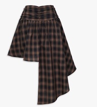 Chân váy caro tà dài (CV26)