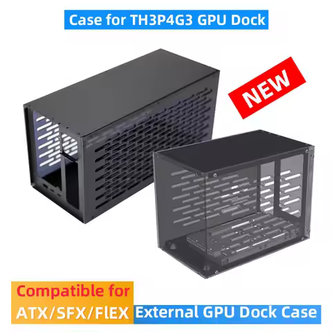 TH3P4G3 Metal Case Thunderbolt-compatible GPU Dock Exteral Graphic Card Adapter Suitable for ATX SFX