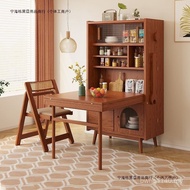Combination Hidden Household Folding Small Apartment Chair Folding Solid Wood Dining Mail Edge Multi