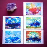 【富士山】日本 / 富士山 / 藝術卡 / 明信片 / 日本製造