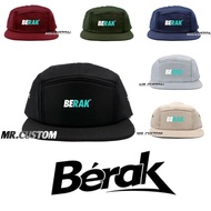5-Panel Cap Berak Clothing Premium - 5-Panel Cap Local brand - 5-Panel Cap for Men/Women Adults Hat 