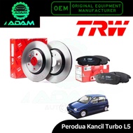 TRW  Kancil L5 Turbo Front 234MM - Premium Disc Rotor  & Brake Pad Set