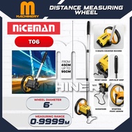 M.Machinery NICEMAN Distance Measuring Wheel T06 Telescopic Handle 157cm/6-inch