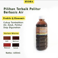 politur kayu jati dan mahoni warna coklat hitam merah botol 500 gr plitur kayu siap pakai