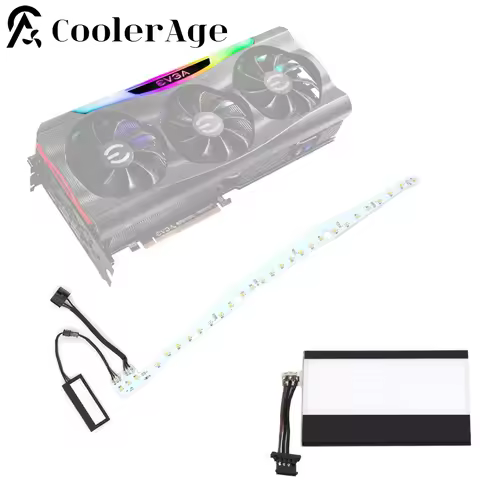 For EVGA RTX3070 3080 3080Ti 3090 3090Ti FTW3 Graphics Card Fan Housing RGB Light Group