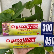 CrystalWrap Catering Film/ Wrapping Cling Food Wrap with Sliding Cutter (300mm/450mm)