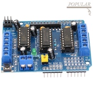 POPULAR Motor Drive Shield Expansion Module, 0.6A Peak 1.2A L293D Motor Drive Shield Expansion Board