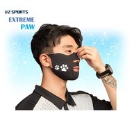 U2SPORTS-Extreme Paw หน้ากากผ้ากันแดด แบบเปิดจมูกและปาก ลายอุ้งเท้า unisex