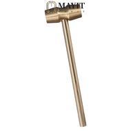 MAYIT Gavel, Brass Yellow Hammer, Judge Auction Prop Judge Hammers Company