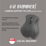 [SG STOCKS] [HH] Oh Bummer! Lumbar Support Pillow Back Cushion (WITHOUT STRAP)