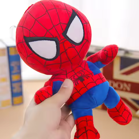 Disney Plush Spiderman Iron Man Plush Toys Avengers Superhero Captain America Batman Stuffed Pillow 