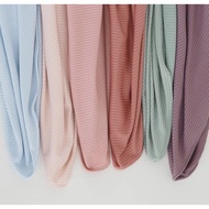 SHAWL JERSEY RIBBED BORONG