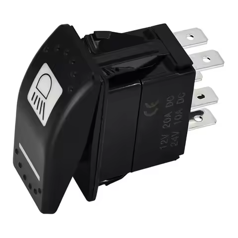 Sogoparts Panel Switch 12V 6Pin 701/60004 701-60004 for JCB 1400B 1550B 1600B 1700B 214 215 216 3D 3