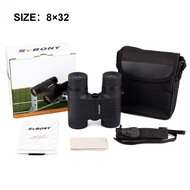 【โฟกัสคงที่】SVBONY SV30 8x32/10x42 กล้องส่องทางไกลกำลังสูงสำหรับผู้ใหญ่น้ำหนักเบากำลังสูงพร้อมสายคล้