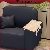[SONONIA] Rectangle , Couch Arm Tray Table Armrest Table Sofa Arm Table Platter for Fruit Snacks Pho