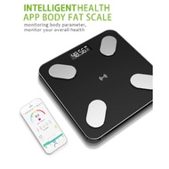 Intelligence Healthy Smart Body Fat Bluetooth Scale Link with APP Rechargeable USB Calories BMI Temp