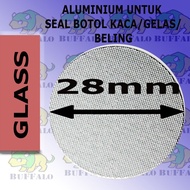 Ready 100 Lembar 28Mm Segel Aluminium Foil Untuk Gelaskacabeling