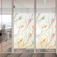45cm/60cm/90cm x 2m Frosted Glass Sticker Window Sticker Privacy Window Film Glass Door Film Self-Ad
