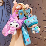 พวงกุญแจการ์ตูน Kuromi พวงกุญแจน่ารักใหม่ที่แขวนพวงกุญแจ