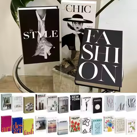 3PCS/Set Creative Multicolor Fake Books Photo Props Desktop Shelf Decor Decorative Simulation Books 