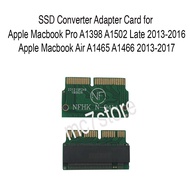 PCI-E x4 M.2 NVMe SSD Converter Adapter Card for MB Pro A1398 A1502 Late 2013- 2016 & MB Air A1465 A