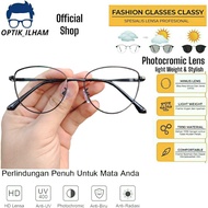 Women's Cat Eyes Glasses Photochromic Lens Package/ Anti-Radiation Minus Glasses/ Bluecromic Lens Gl