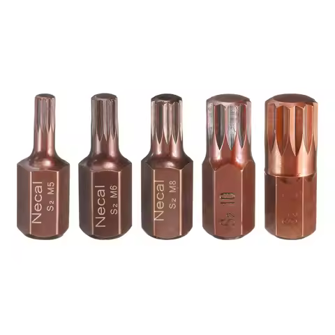 T20 T25 T27 T30 T35 T40 T45 T50 T55 M5 M6 M8 M10 M12 Torx Screwdriver Bit Hex Shank 30mm S2 Steel Se