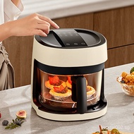 7RIC Paul‘s shop Korea Hyundai Touch Screen Home Multifunctional Smart Smokeless Electric Oven 4.5L Air Fryer