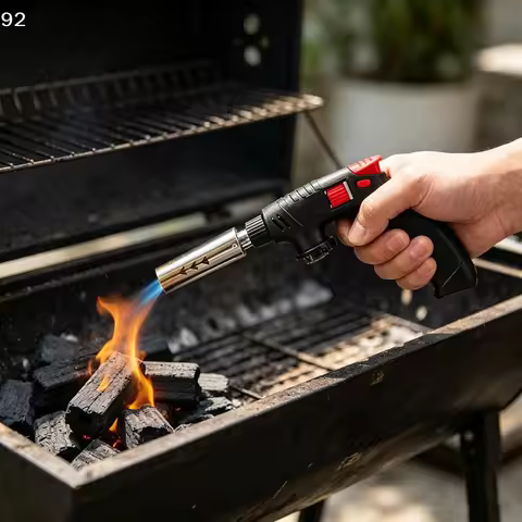 Extended Butane Torch Long Tube Gas Blow Torch For Outdoor Camping BBQ Soldering Welding Kitchen Coo