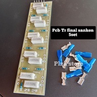 PCB TR FINAL SANKEN 5 SET PCB TRANSISTOR FINAL 5 SET SANKEN BAHAN FIBER