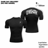 Gymshark Power Short Sleeve Compression Shirt/ Gymshark Power Short Sleeve Compression Sports Shirt 