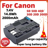 7.4V 2000mAh 14.8Wh BP-511A For Canon 5D 50D 40D 30D 20D 300D Camera Battery High Capacity Li-ion