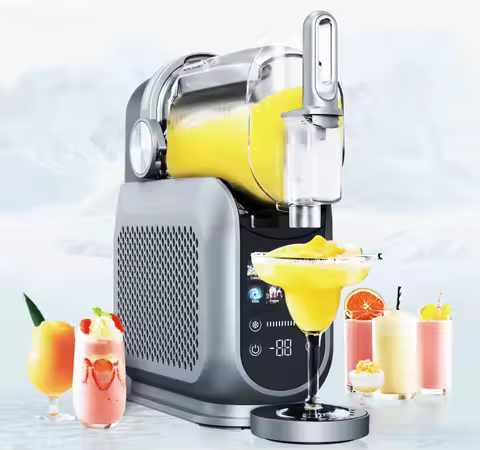 Household Electric Touch Screen Multi-Function Frozen Drink & Slushie Machine Quick & Automatic Froz