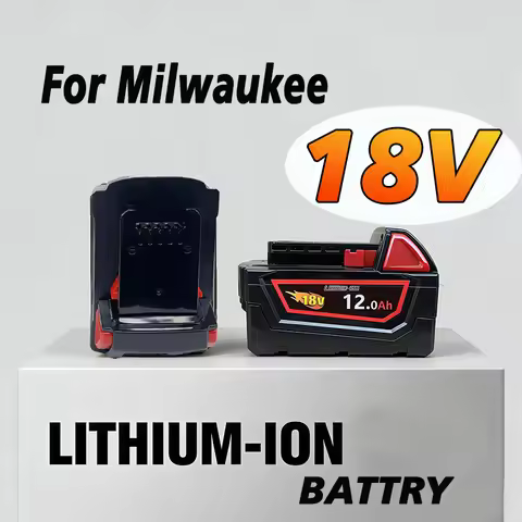 For Milwaukee 18Vbattery red and black color shell M18-HB3 high energy battery12AH,original Milaukee