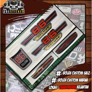 honda c86 sticker set