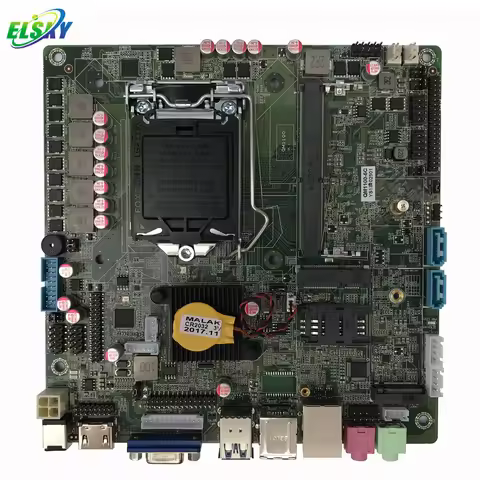 ELSKY Newest 4 Cores 3.8GHz I5-7500 CPU DDR4 RAM Memory LGA 1151 Mini ITX Motherboard,100% Tested Wo