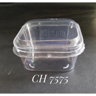 [25Pcs] Jelly Cup Pudding Cup Plastic Ch 7575 + Lid