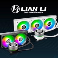LIAN LI GALAHAD 360 BLACK WHITE Premium Closed Loop AIO Liquid CPU Cooler