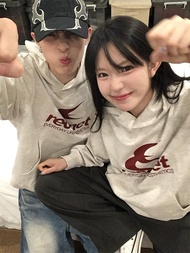 Áo Nỉ Oversize American Streetwear Dành Cho Cặp Đôi Có Mũ Trùm Đầu Áo Khoác Ngoài Thường Ngày Mùa Xu