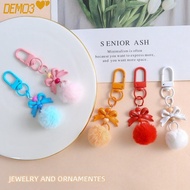 [DEMO3] Keychain, Cartoon INS Mobile Phone Lanyard,  Fur Ball Cute Keyring Gift