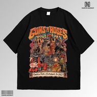 KATUN GNR Art 69 Music Band T-shirt l Men Women Unisex T-shirt Combed Cotton 24s l Hammingway