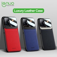 Lenuo Luxury PU Leather Case For Xiaomi Mi 11T Pro 11 Lite 11 Ultra 11 Pro Casing Plexiglass Leather Shockproof Cover