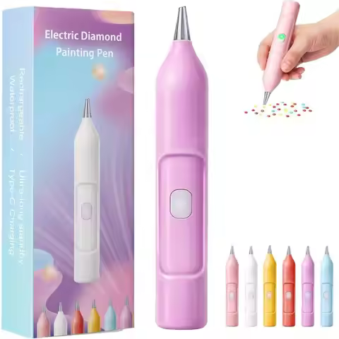 Rechargeable Electric Diamond Painting Pen Ipx5 Waterproof Easy to Clean Diamond Painting Vacuum Pen