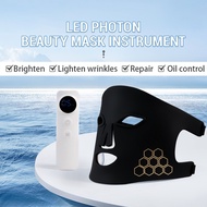 Household face silicone phototherapy facial mask instrument LED photon rejuvenation mask lifting and tightening electronic beauty instrument