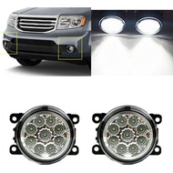 Pair of 36W 9 LED Bumper Fog Lights with PC Lens for Ford Explorer 2011-2015 & C-MAX 2013-2018 | Fit