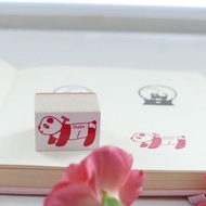 日期印章 熊貓車