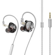 NAKAMICHI MV101 入耳式動圈有線耳機 - 透明灰 | 10mm 雙磁單動圈 | HiFi鍍銀線材 | 繞耳配戴 | 香港行貨