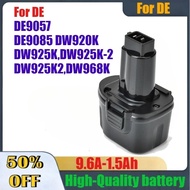 TL-DE 9.6A 1.5Ah 2.0Ah 2.5Ah 3.0Ah 3.3Ah Rechargeable Battery for DE DE9057 DE9085 DW920K DW925K,DW9